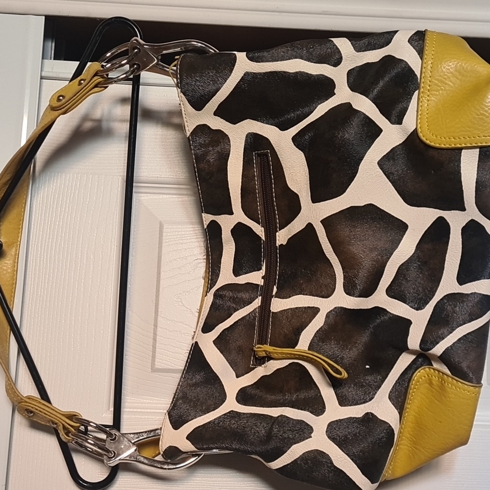 Animal print purse